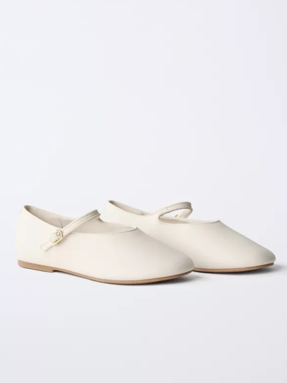 NWT‎ Zara Kids Ballet Flats White Size 13.5